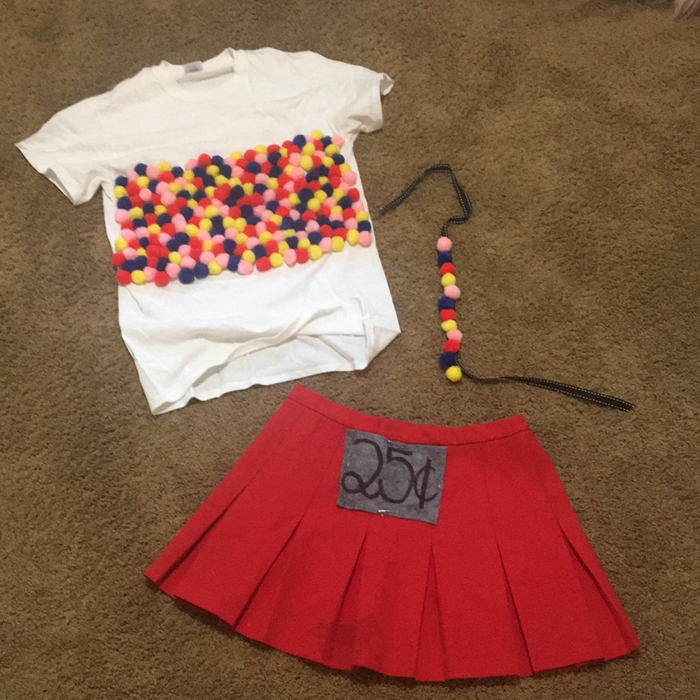 Gum ball machine halloween costume!!